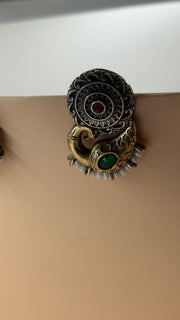 Kavya Multicolour Oxidised Earrings - Eksundar