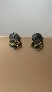 Kavya Multicolour Oxidised Earrings - Eksundar