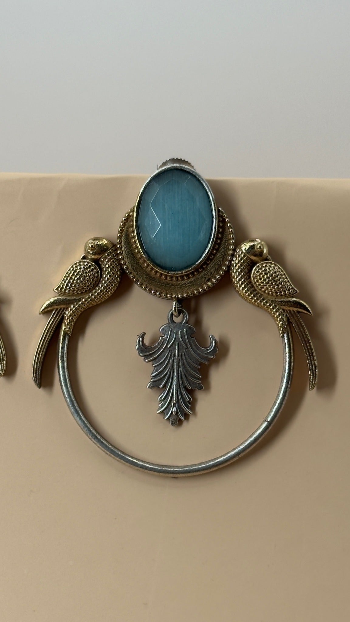 Neelam Bird Hoop Earrings - Eksundar