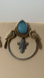 Neelam Bird Hoop Earrings - Eksundar