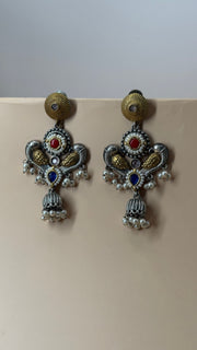 Meher Multicolour Heritage Earrings - Eksundar