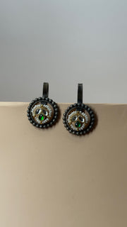 Nakshi Multicolour Oxidised Earrings - Eksundar