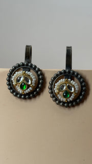 Nakshi Multicolour Oxidised Earrings - Eksundar