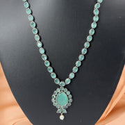 Aarohi Mint Stone Necklace - Eksundar