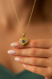 🧿 Drishti Dazzle – Evil Eye Pendant